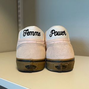 Pink “Femme Power” Vans